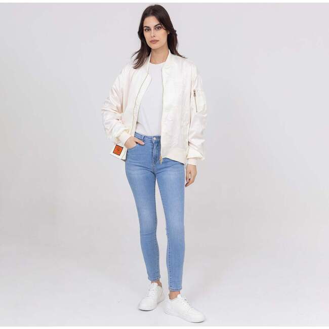 Ballerina Lightweight City Jacket, Creme - Jackets - 4
