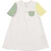 Sunshine Rainbows Short Sleeve Dress, Sage - Dresses - 1 - thumbnail