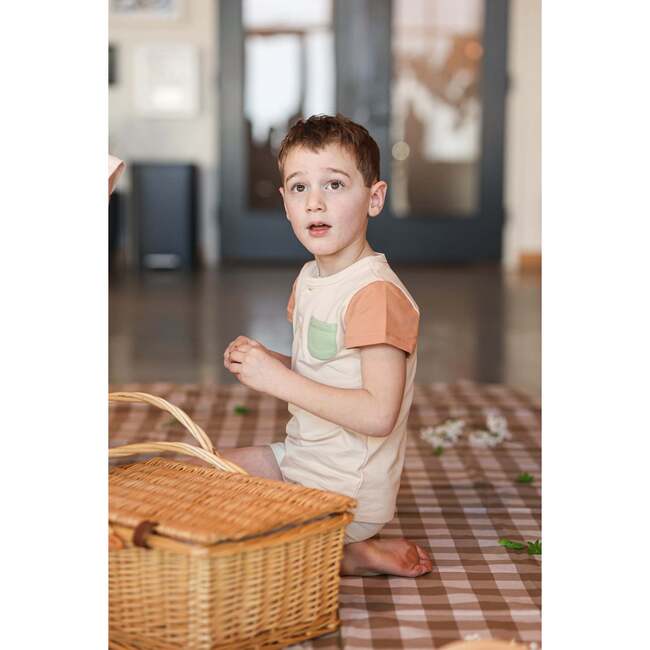 Sunshine Rainbows Boys Top, Tangerine - Cardigans - 2