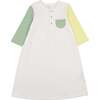 Sunshine Rainbows 3/4 Sleeve Dress, Sage - Dresses - 1 - thumbnail