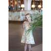 Summer Fun Short Sleeve Dress, Beige Multi - Dresses - 2