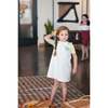 Sunshine Rainbows Short Sleeve Dress, Sage - Dresses - 2