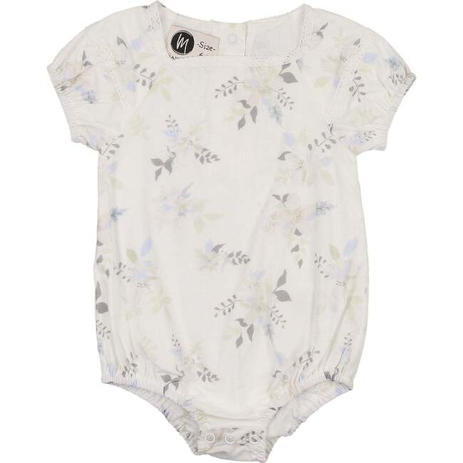 Pretty Poppies Romper, Ivory
