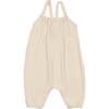 Pretty Garden Romper, Beige Boy - Rompers - 1 - thumbnail