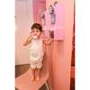Pretty Garden Romper, Beige Boy - Rompers - 2