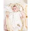 Pointelle Petals Footie and Beanie Set, Ivory - Footie Pajamas - 2