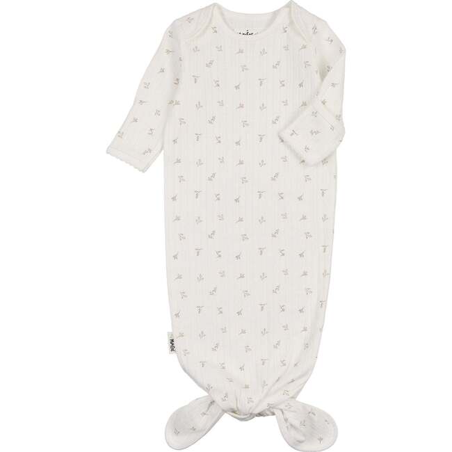 Pointelle Leaves Sleep Sack, Ivory