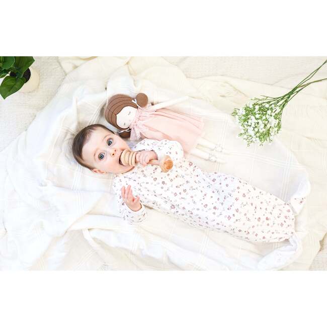 Pointelle Petals Sleep Sack, Ivory - Nightgowns - 2