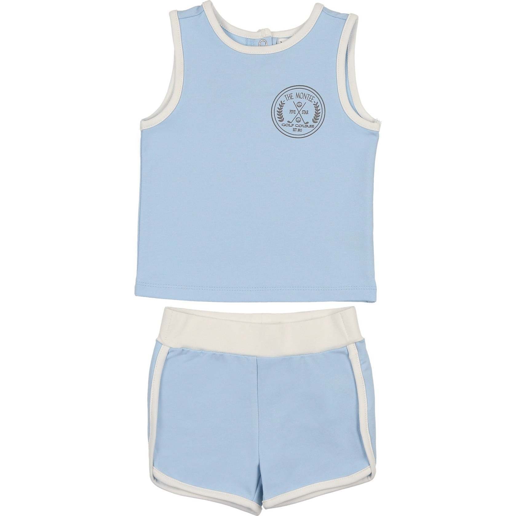 Montee Golf Course 2Pc Set, Baby Blue - Mixed Apparel Set - 1