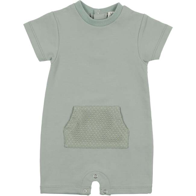 Mesh Sport Romper, Sage