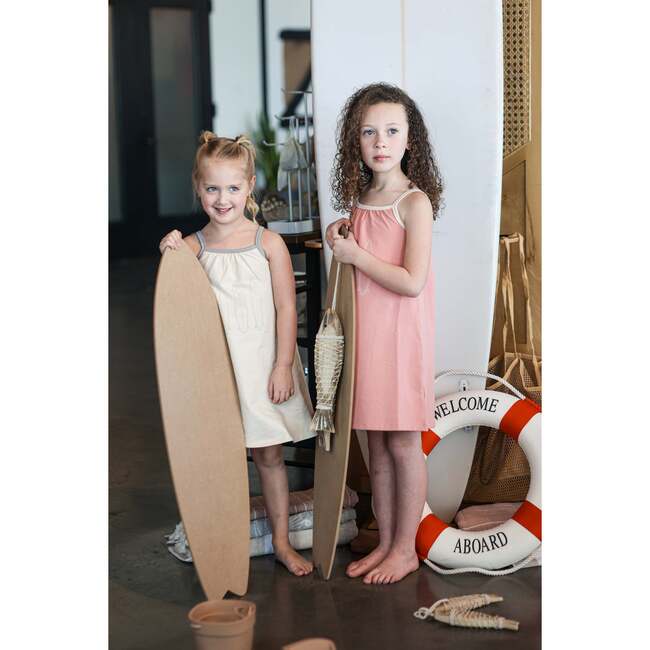 Island Stripe Jumper, Tan Heather - Jumpsuits - 2