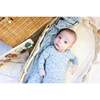 Soft Vines Footie, Sky Blue - Footie Pajamas - 3