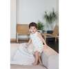 Floral Ribbed 2Pc Set, Beige Boy - Mixed Apparel Set - 2