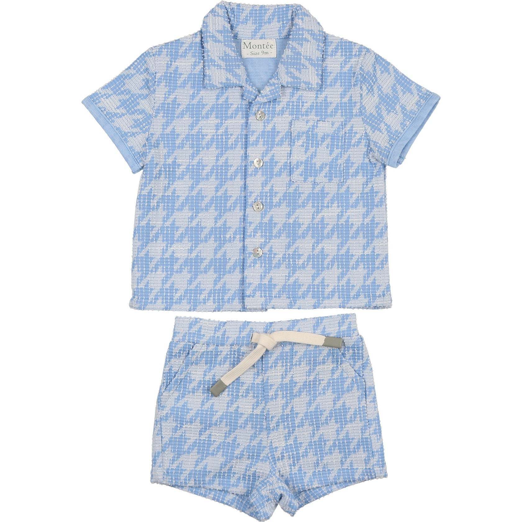 Beach Cabana 2Pc Set, Ocean Blue - Mixed Apparel Set - 1