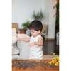 Floral Ribbed 2Pc Set, Beige Boy - Mixed Apparel Set - 4