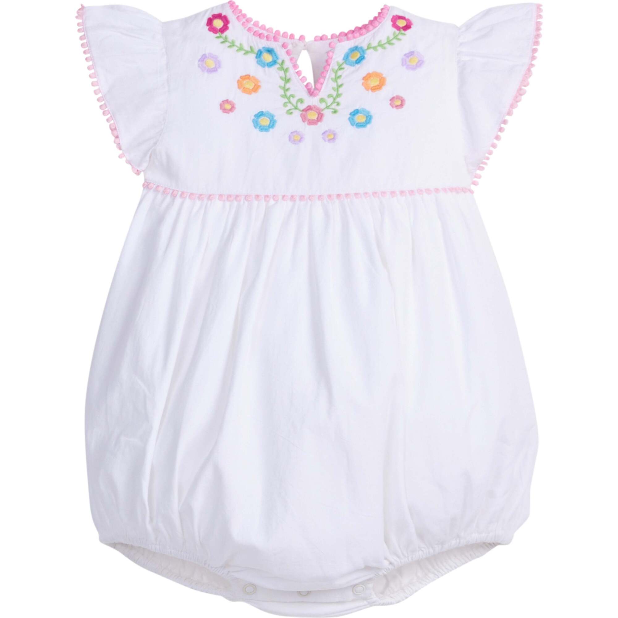 Positano Bubble, Multi Embroidery - Rompers - 1