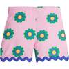 RicRac Shorts, Poppy Floral Pink - Shorts - 1 - thumbnail