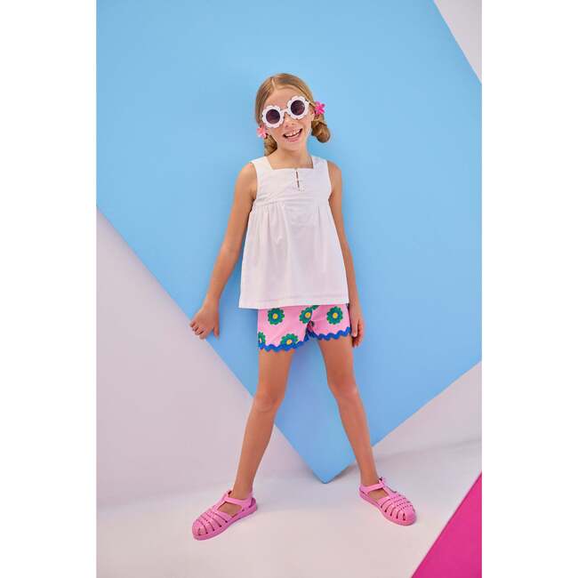 RicRac Shorts, Poppy Floral Pink - Shorts - 2