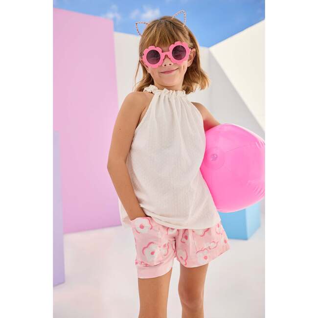 Patch Pocket Shorts - Marshmallow Floral