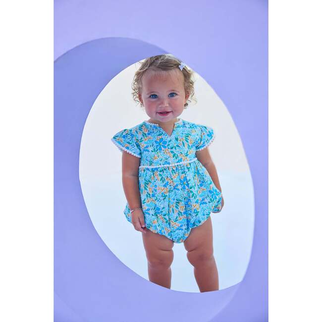Positano Bubble, Frangipani Blue - Rompers - 2