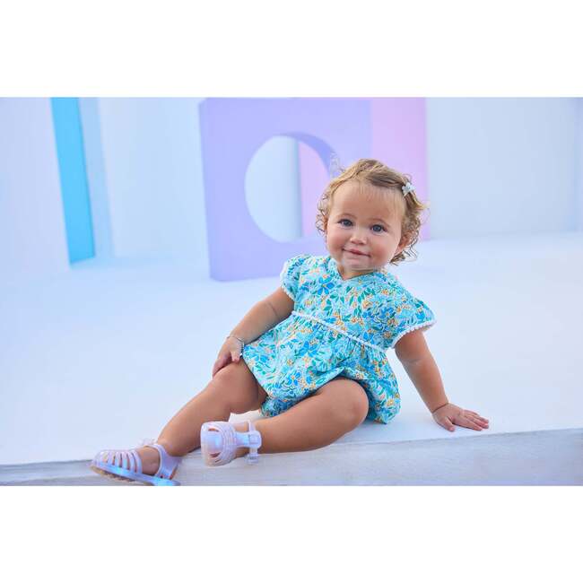 Positano Bubble, Frangipani Blue - Rompers - 3