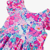 Baby Girl Dress In Liberty Fabric Blue Multicolour - Dresses - 7