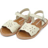 Augusta Embroidered Sandal, Oatmeal - Sandals - 1 - thumbnail