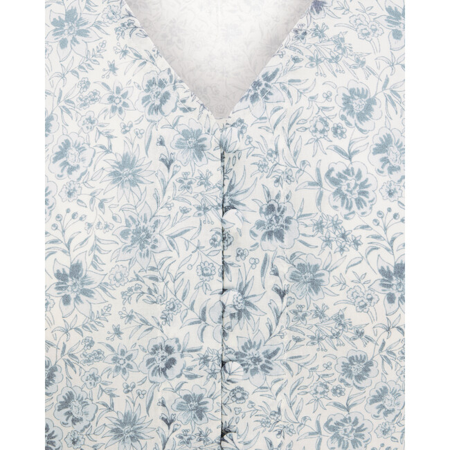 Elaine Dress in Floral Blues - Dresses - 2