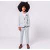 Stretchy Suit Pant, High Rise Grey - Pants - 2