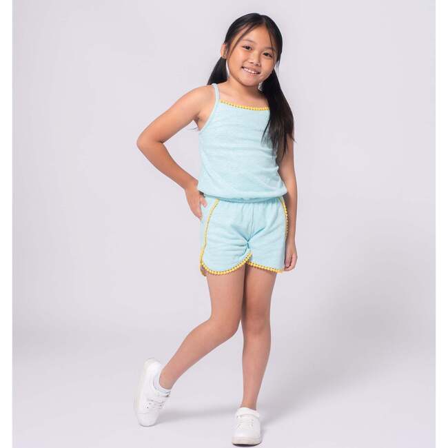 Novia Romper, Aqua - Rompers - 3