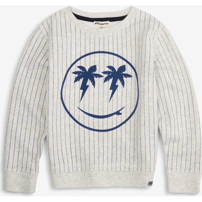 Highland Sweatshirt, Cloud Stripe