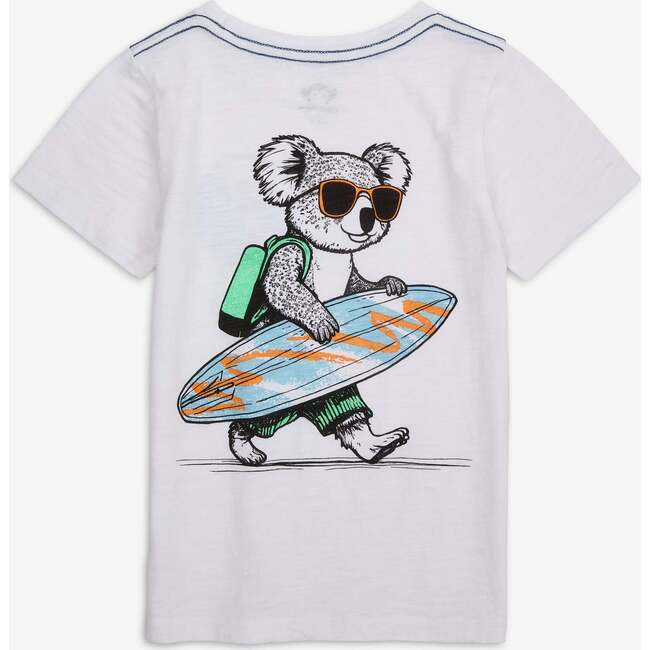 Graphic Short Sleeve Tee, White - T-Shirts - 2