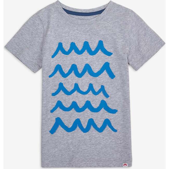 Graphic Short Sleeve Tee, Heather Mist