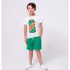 Graphic Short Sleeve Tee, Cloud Heather - T-Shirts - 2