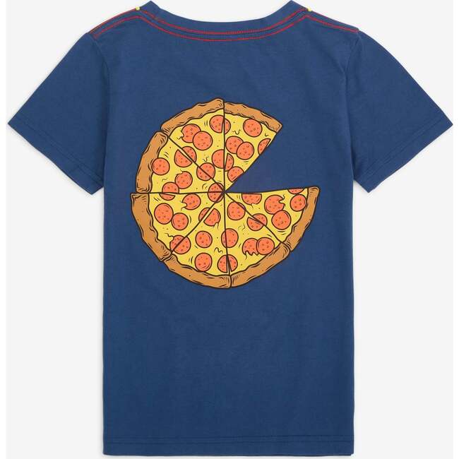 Graphic Short Sleeve Tee, Dark Blue - T-Shirts - 2