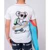 Graphic Short Sleeve Tee, White - T-Shirts - 4