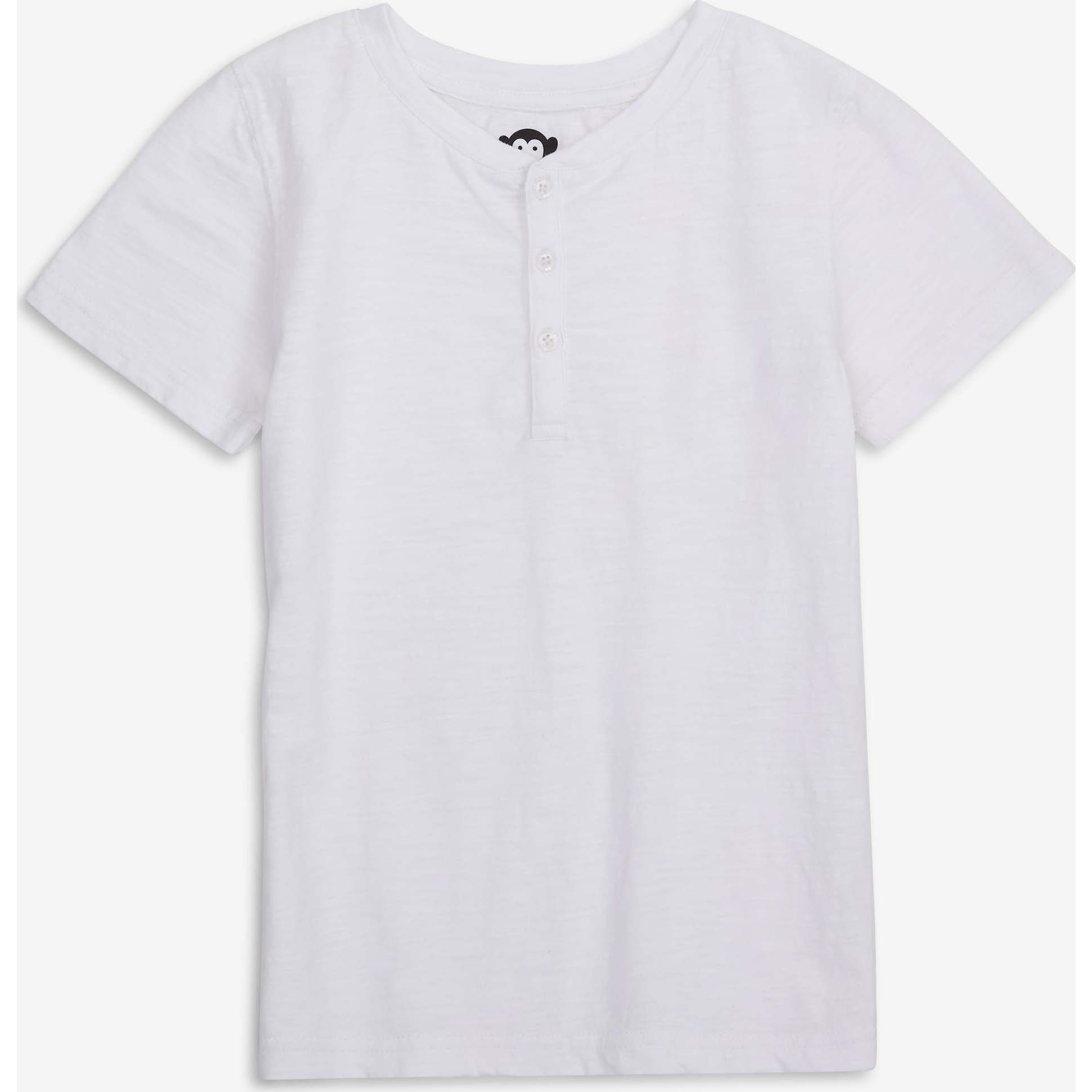 Day Party Henley, White - T-Shirts - 1
