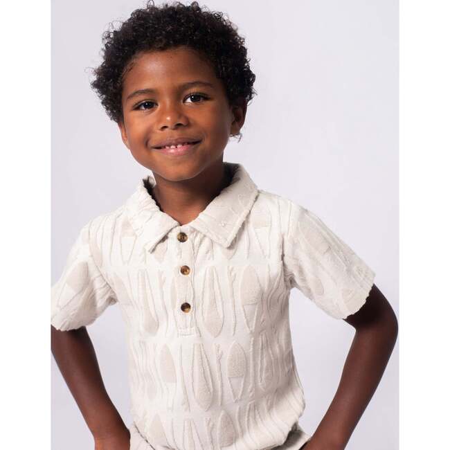 Fairbanks Polo, Taupe - Polo Shirts - 2