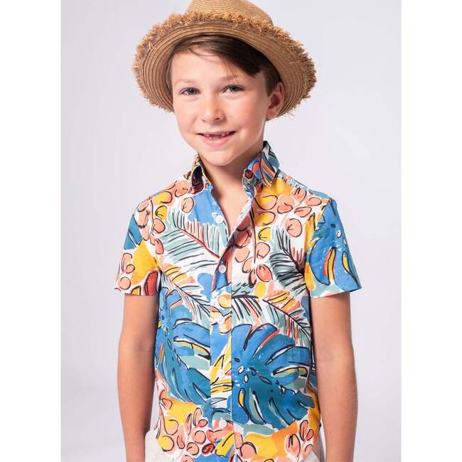 Day Party Shirt, Artist Flora - Button Downs - 2