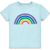 Kids Cutout Rainbow Tee, Saltwater - T-Shirts - 1 - thumbnail