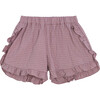 Zoe Shorts, Burgundy Check - Shorts - 1 - thumbnail