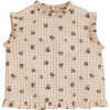 Mika Shirt Check Flower - Blouses - 1 - thumbnail
