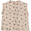 Mika Shirt Check Flower - Blouses - 2