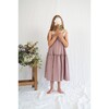 Luisa Dress, Burgundy Check - Dresses - 2