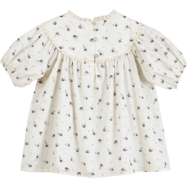 Kaya Shirt, Blue Flower - Blouses - 1
