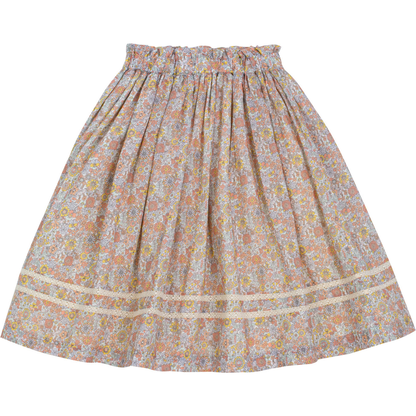 July Skirt Multicolor Flower - Skirts - 1