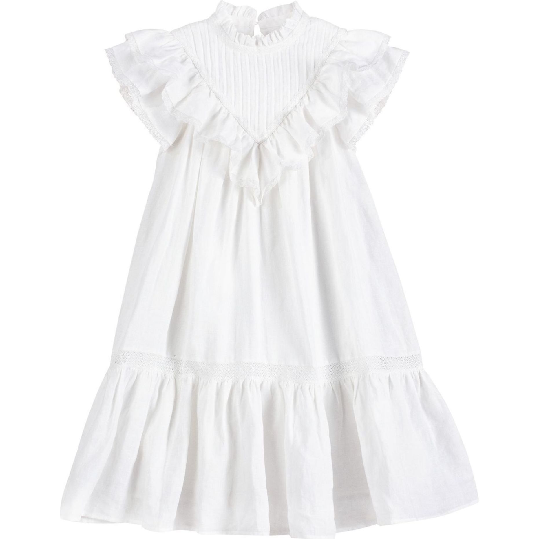 Sandra Dress, White - Dresses - 1