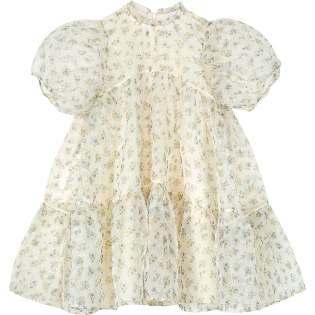 Paola Dress Blue Flower - Dresses - 1