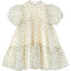 Paola Dress Blue Flower - Dresses - 1 - thumbnail