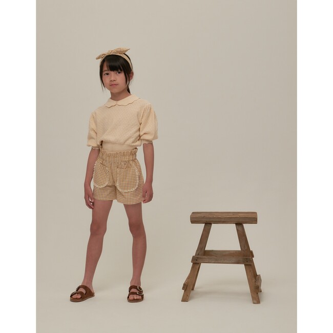 Isabella Shorts Yellow Check - Shorts - 3